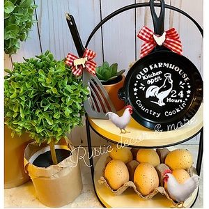 Farmhouse Charm For Your Tier Trays